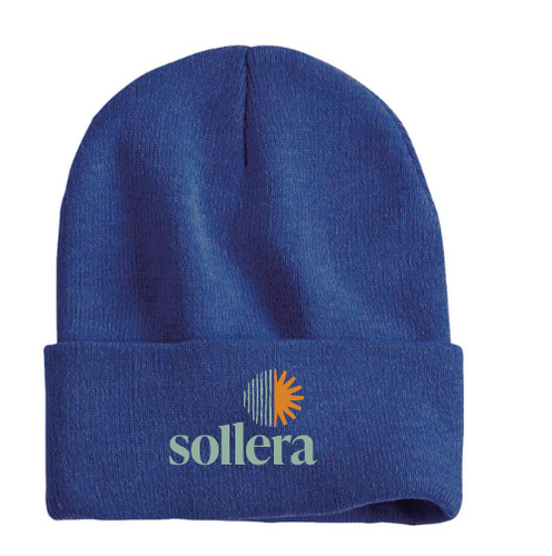 Sollera Beanie Hat Heather Dark Royal