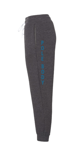 Pole Body Fleece Joggers Dark Grey Heather Side