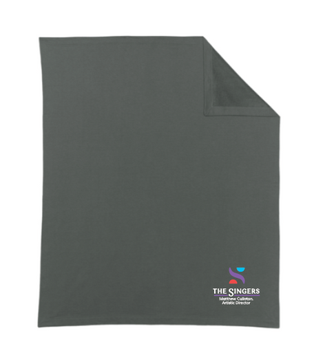 The Singers Stadium Fleece Blanket Charcoal