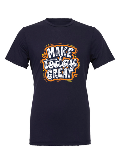 Fraser Make Today Great T-Shirt Navy Front