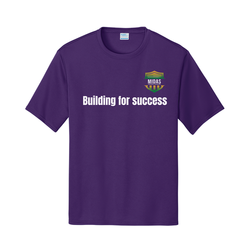 MIDAS Football Academy Performance Tee Team Purple