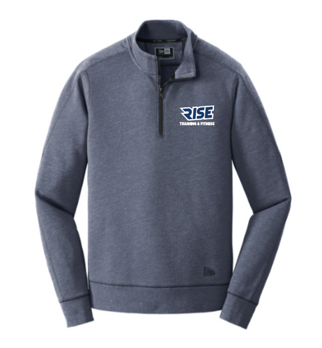 Rise Training & Fitness Tri-Blend Fleece 1/4 Zip Pullover True Navy Heather