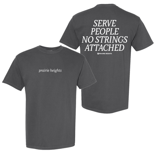 Pepper Prairie Heights Church Serve People Comfort Colors® Tee