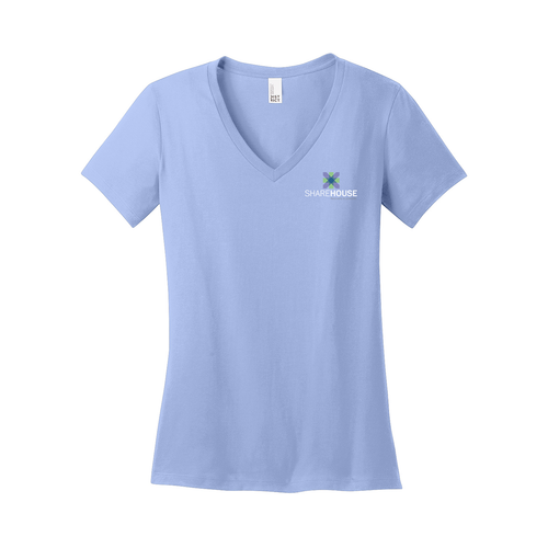 ShareHouse Ladies V-Neck Tee Soft Lilac