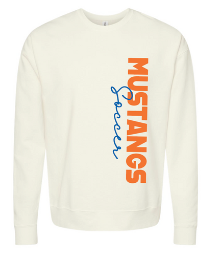 West Fargo Sheyenne Soccer Crewneck with Last Name Front