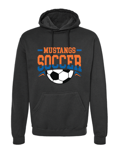 Sheyenne Mustangs Soccer Ball Hooded Sweatshirt