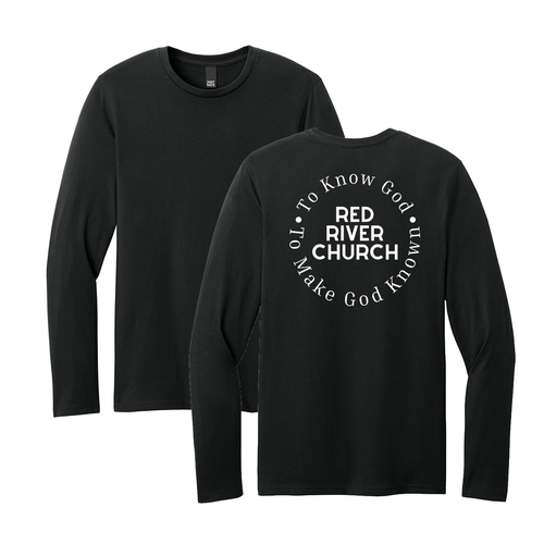 Red River Church Back Logo Long Sleeve Jet Black