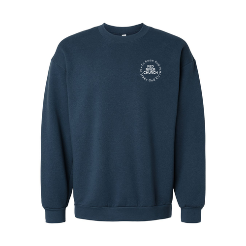 Red River Church Crewneck Sea Blue