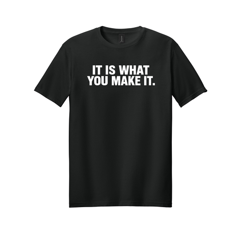 JackAttack 365 It Is What You Make It Tee Black