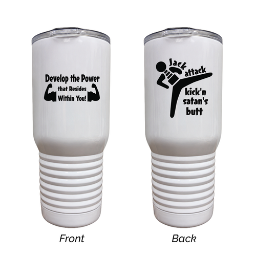 JackAttack 365 Power Within You Biceps Tumbler