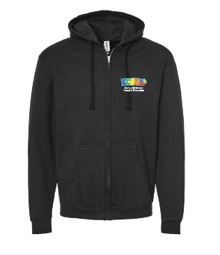 ECSE | Early Childhood Special Education Full-Zip Hooded Sweatshirt Black