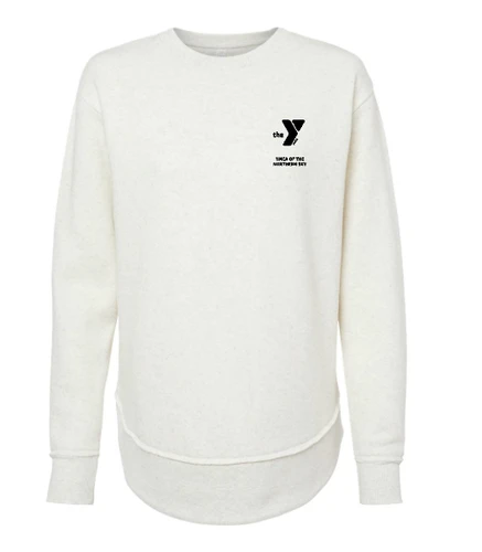 YMCA of the Northern Sky LAT Crewneck Sweatshirt Natural Heather