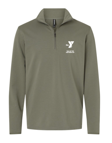 YMCA of the Northern Sky Men's Quarter-Zip Pullover Pine