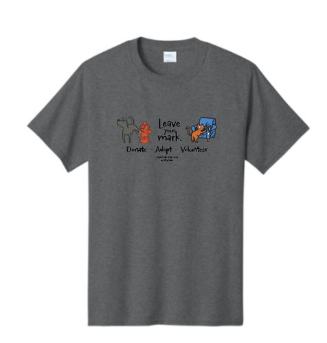 Leave your Mark by the Humane Society of the Lakes Charcoal Heather