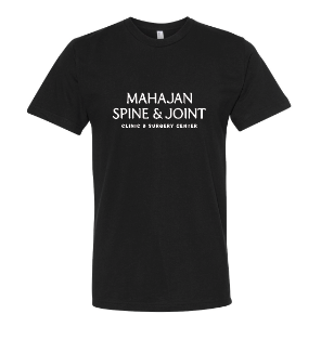 Manajan Spine & Joint American Apparel Tee Black