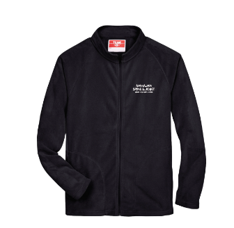 Manajan Spine & Joint Men's Microfleece Jacket Black