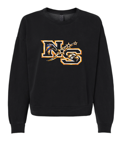 North Stars Women's Crewneck Black