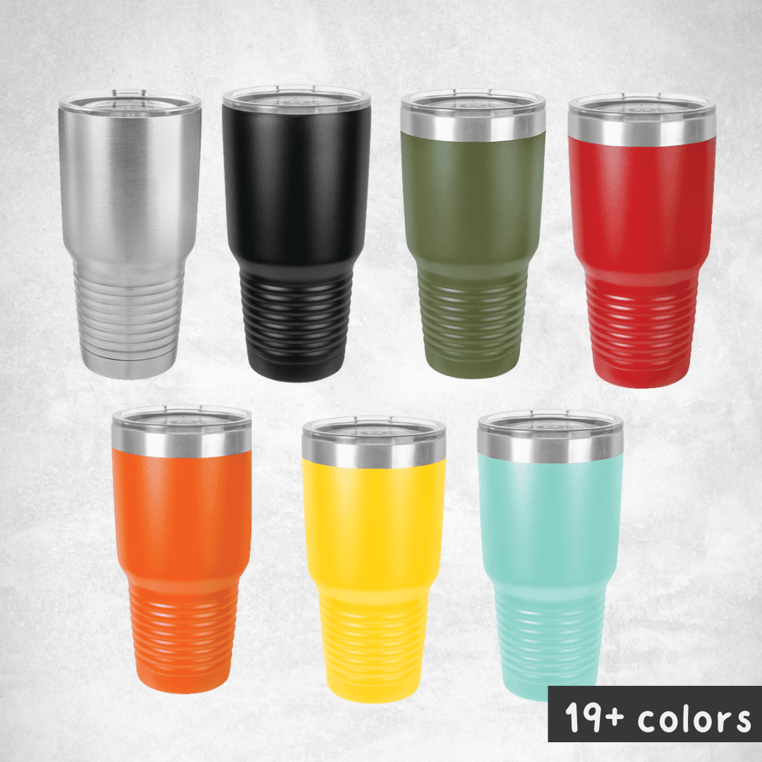Unprinted white tumbler
