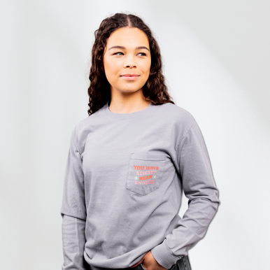 Staple Custom Long Sleeve in navy grey