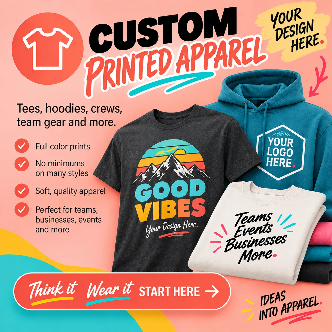 Custom Printed Apparel