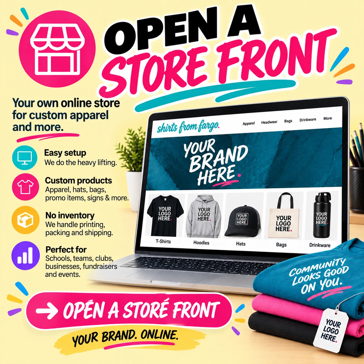 Open a storefront