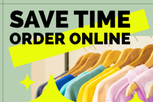 Save Time Order Online