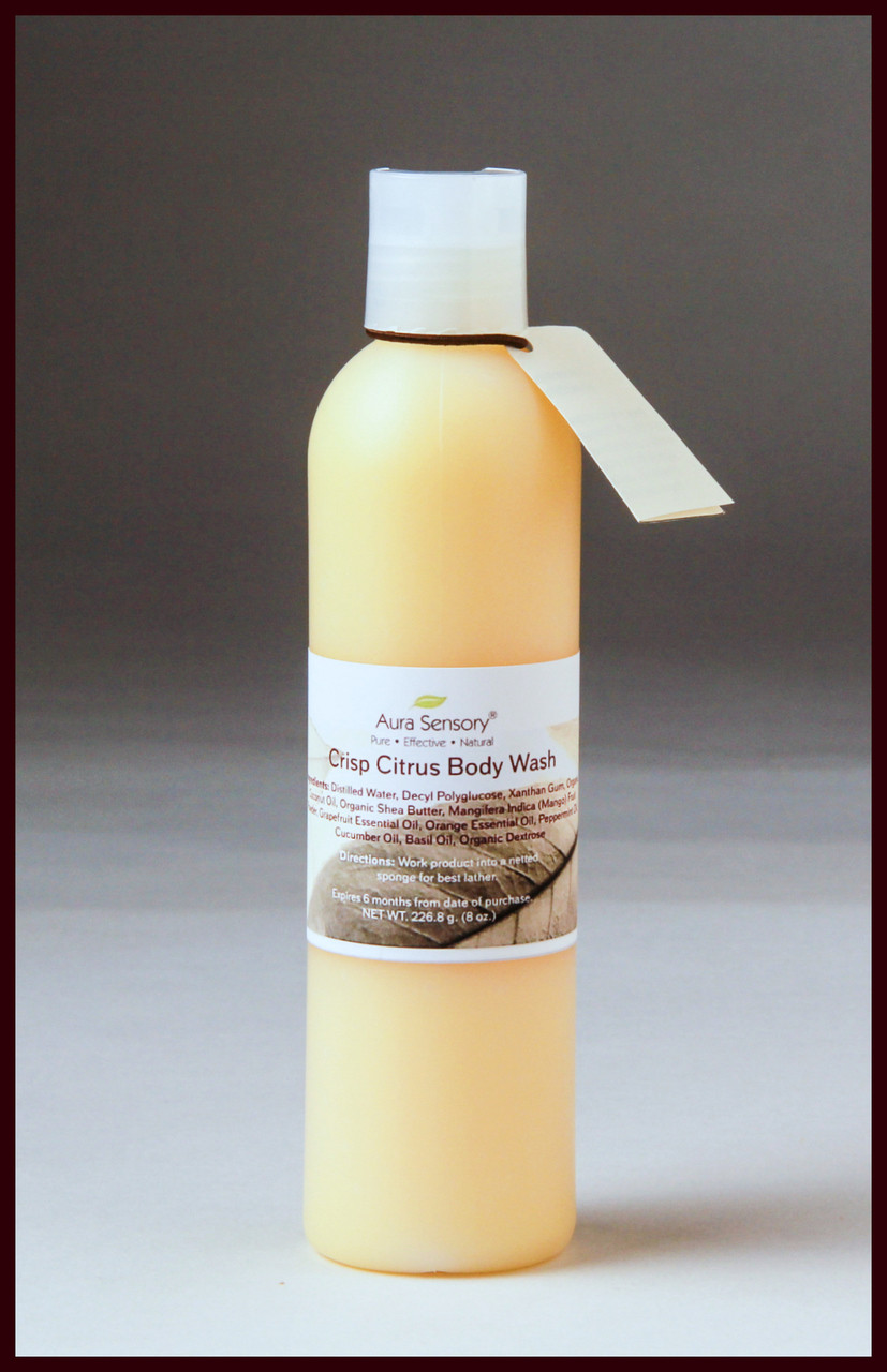 Sulfate Free Crisp Citrus Body Wash Aura Sensory
