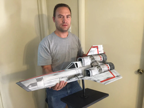 BSG 1/8 scale Colonial Viper model kit