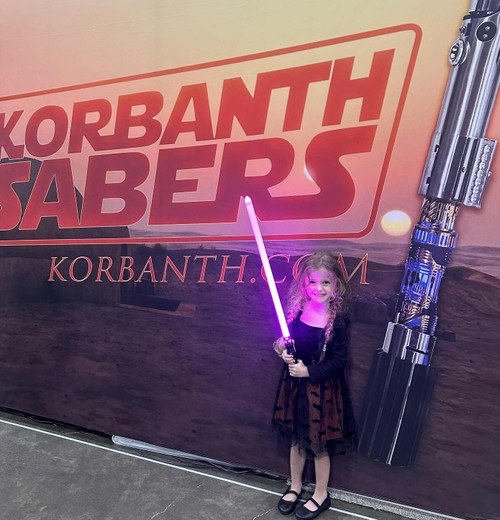 Padawan 17 inch saber with removable blade for kids