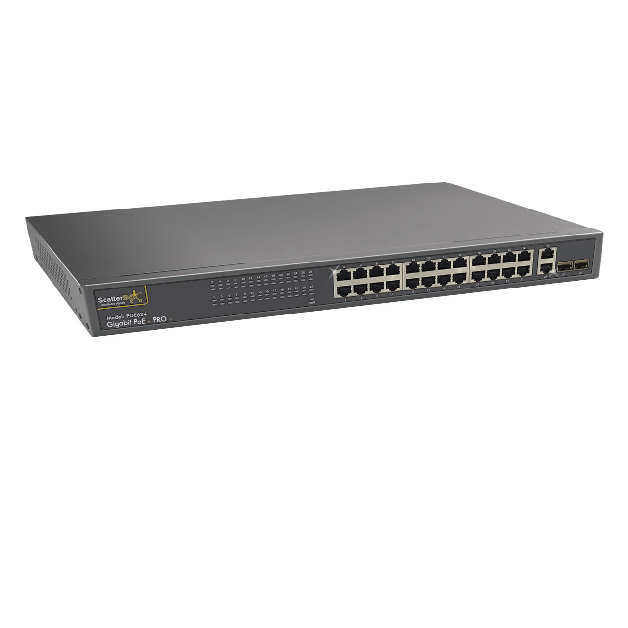 24 Port POE Gigabit Switch - System Q Ltd