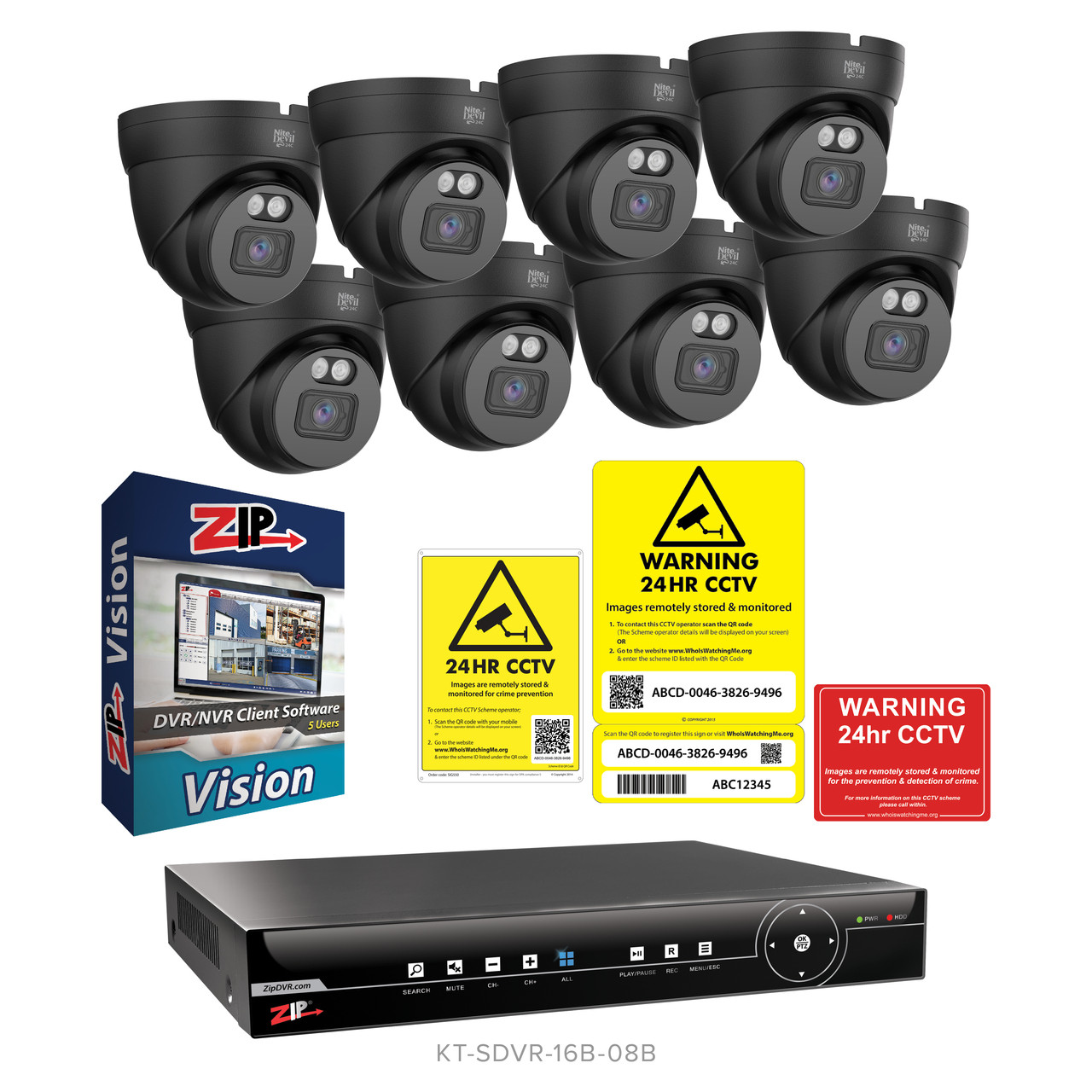 16Ch Smart 5MP XVR 2TB Kit - System Q Ltd