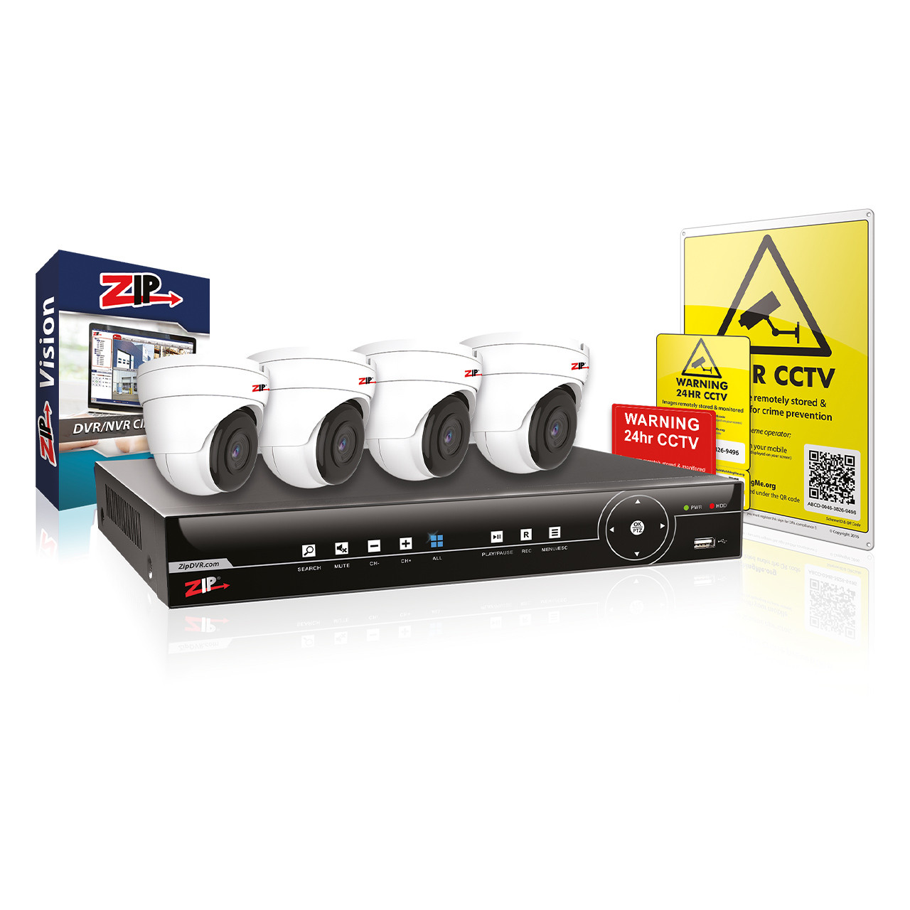 Enregistreur Vidéo DVR Hikvision 8 Voies 8 Mpx 4K - XVR, Compatible Smartphone IPhone/Android, Neuf En Emballage