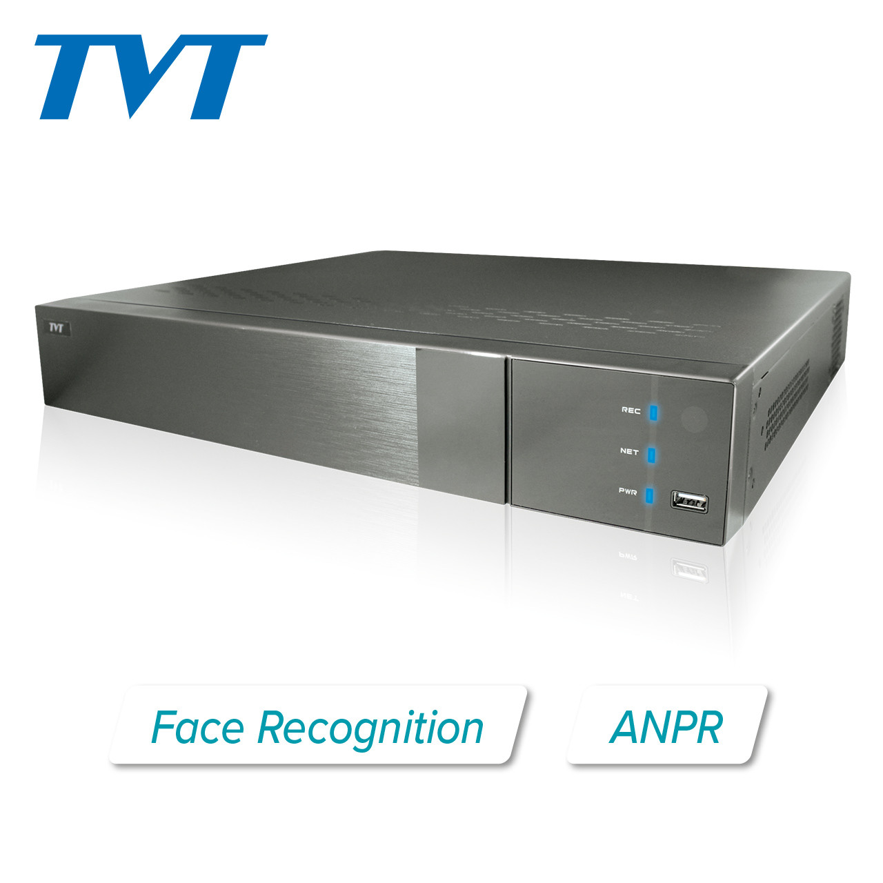 TVT 8, 16, 32CH 4K NVR with Face Rec & ANPR - System Q Ltd