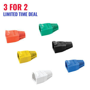 RJ45 Rubber Boots Pack of 100 RJ45 Rubber Boots Pack of 100