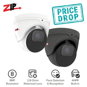 Zip IP 8MP (4K) Pro iSENSE Eyeball 2.8-12mm