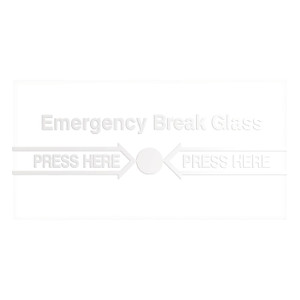 Emergency Door Release Spare Glass Pack of 10 Emergency Door Release Spare Glass Pack of 10