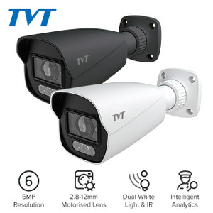 TVT IP 6MP Dual Light BULLET 2.8-12mm