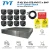 TVT CCTV Kit — 16 Channel 8TB NVR with 12 x 8MP AI Face Capture VF Eyeball Cameras