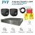 TVT CCTV Kit — 8 Channel 2TB NVR with 2 x 8MP AI Face Capture VF Eyeball Cameras