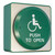 Jumbo Exit Button 86x86mm: Wheelchair Jumbo Exit Button 86x86mm: Wheelchair
