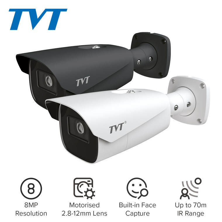 TVT IP 8MP Face Capture BULLET Camera 2.8-12mm TVT IP 8MP Face Capture BULLET Camera 2.8-12mm