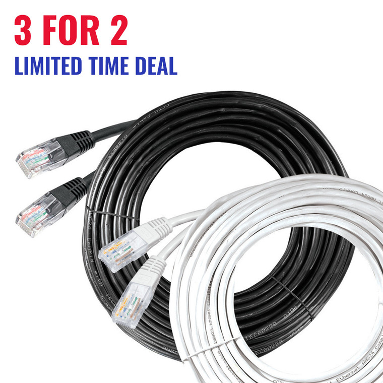 RJ45 Straight Patch Leads - 25m RJ45 Straight Patch Leads - 25m