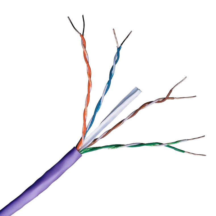 Internal CAT6 LSZH 305m - Pure Copper - Purple