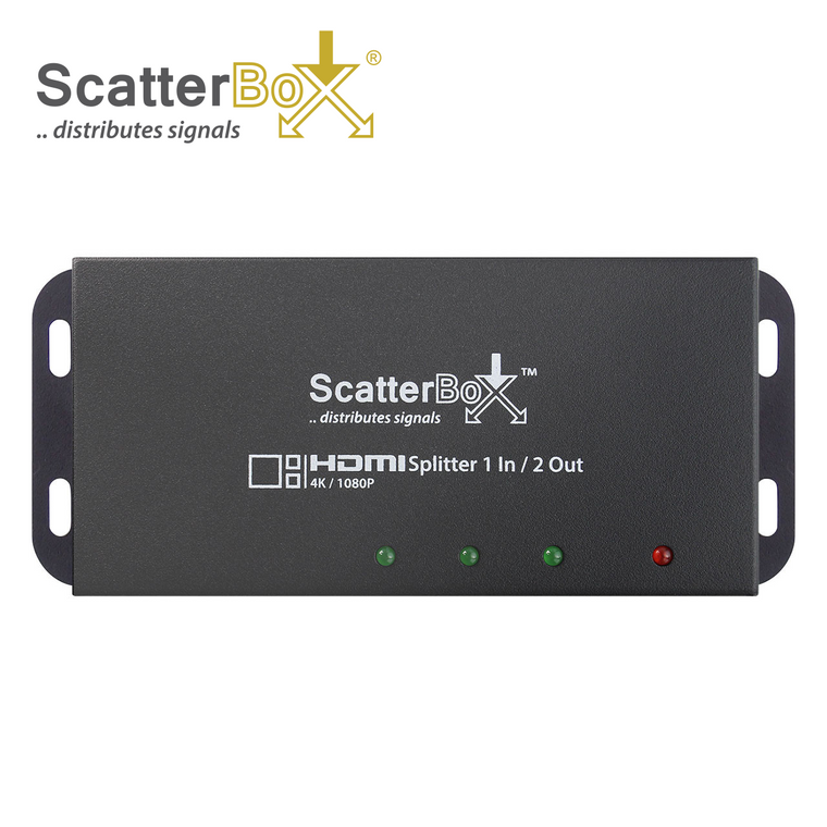 HDMI Splitter 1 in 2 Out 5-12VDC - Wall Mount