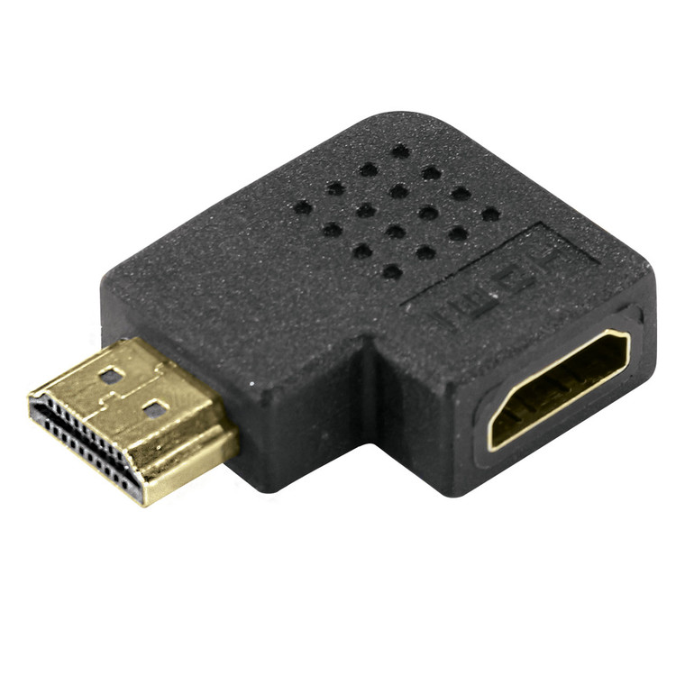 HDMI Adaptor - Plug-Socket Right-Angle Left