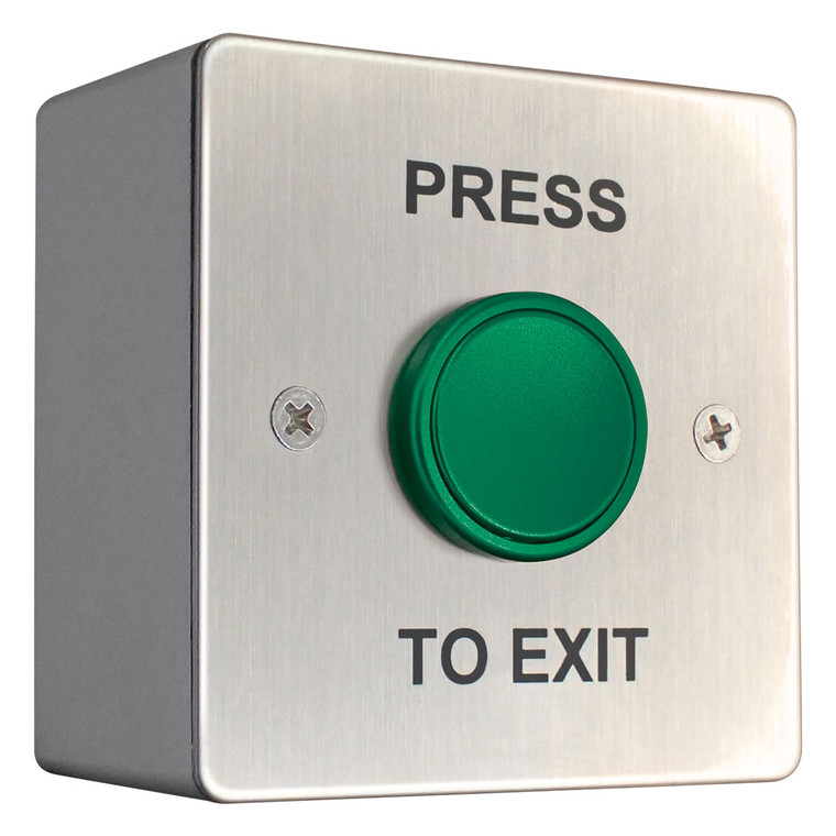 Stainless Steel Exit Buttons