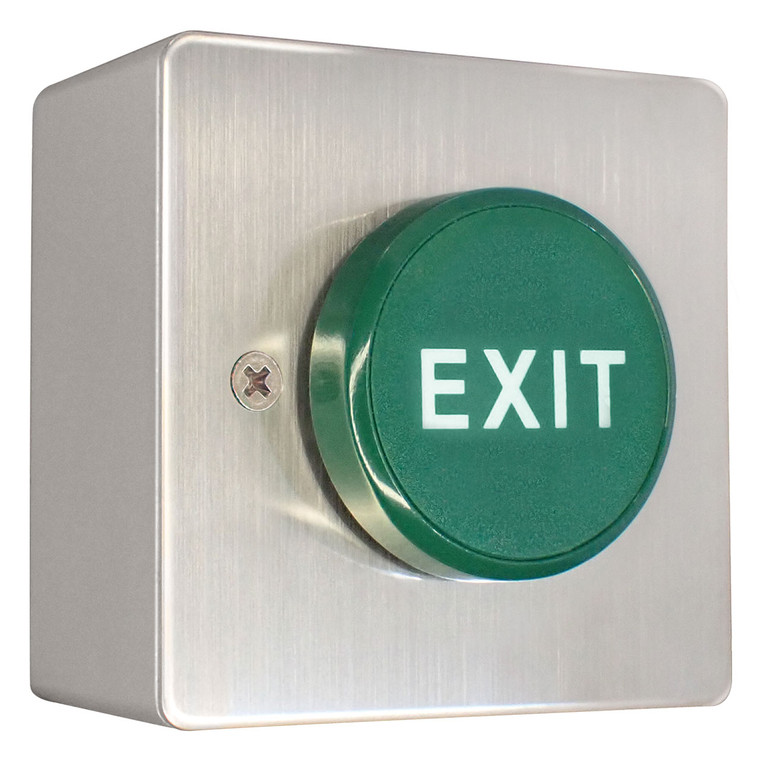 Classic Exit Button 86x86mm: Exit