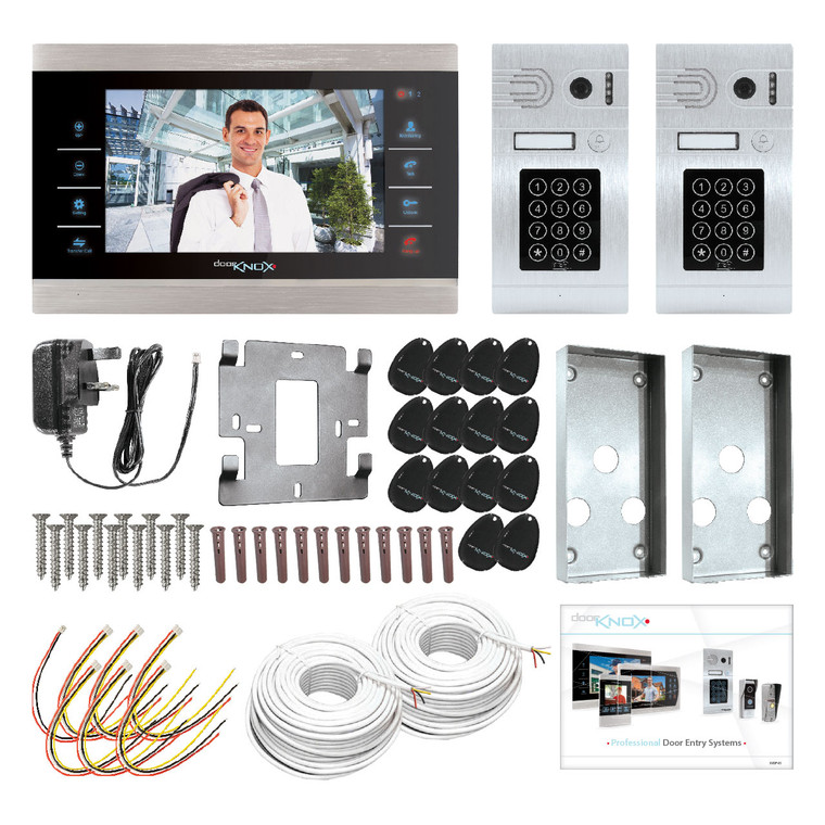 Dual Secure Access Camera & 10 Inch Monitor Kit