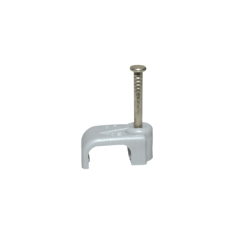 1mm Flat Grey Cable Clips