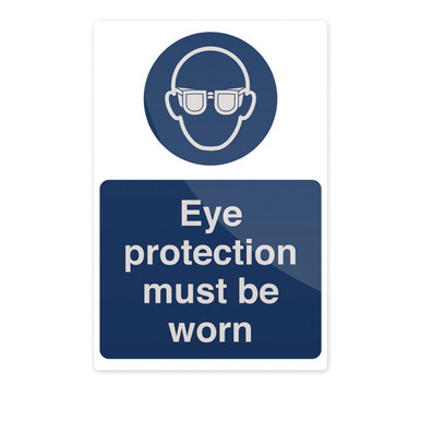 300 x 200mm Protective Eyeware Sign - System Q Ltd